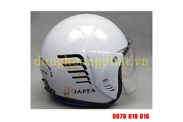 Mũ bảo hiểm logo JAPFA - Mũ Bảo Hiểm Đặng Hoàng Phát - Công Ty TNHH Sản Xuất Thương Mại Đặng Hoàng Phát